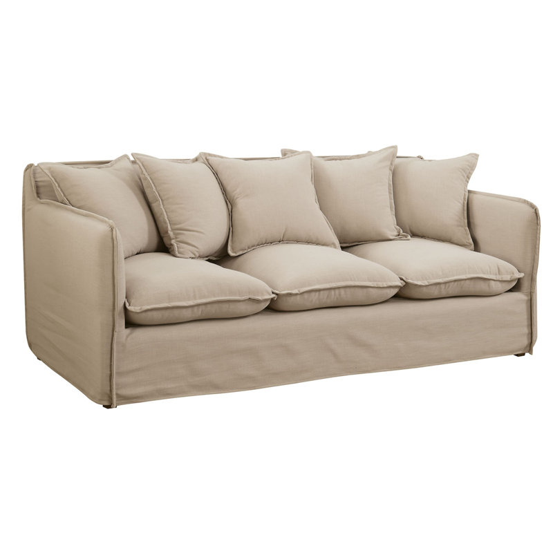 Gracie Oaks Clarimond Loose Back Pillows Sofa Wayfair